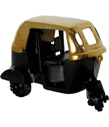 Pindia Fancy Brass Metal Small Indian Auto Rikshaw Replica
