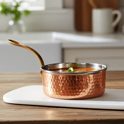 Copper Steel & Brass Sauce Pan No. 2 (BCMAS142 C)