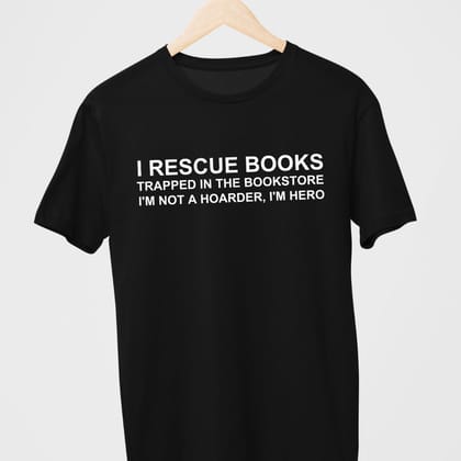 I RESCUE BOOKS-Black / S