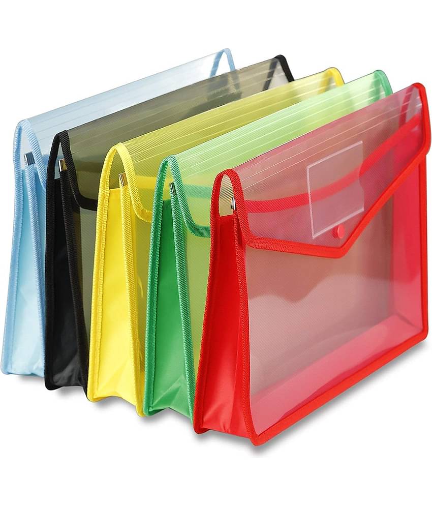 RAVARIYA GRAPHICS - Mixed color Button Bag ( Pack of 5 )