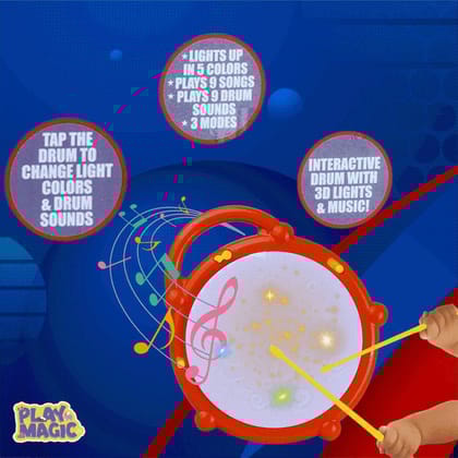 PlayMagic Flash Drum Spiderman Amazing Friends