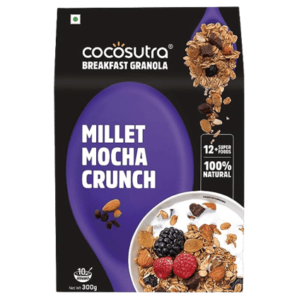 Cocosutra Millet Mocha Crunch Breakfast Granola