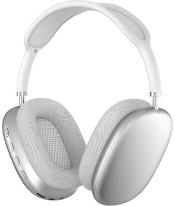 Life Like P9 3.5 mm Bluetooth Headphone Over Ear 8 Hours Playback Active Noise cancellation IPX4(Splash & Sweat Proof) White