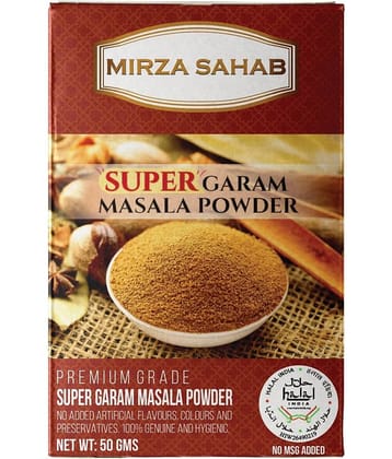 Mirza Sahab Super Garam Masala Instant Mix 50 gm Pack of 4