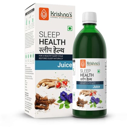 Krishna's Herbal & Ayurveda Sleep Health Juice 1000 ml  Pack of 1
