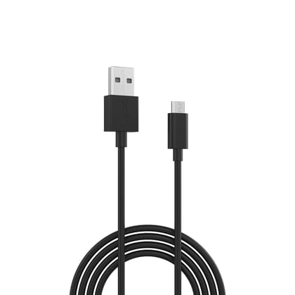Walta Elite Real Plus USB To Micro (V8) 1Mtr Fast Charging Cable Charge Upto 5 Amp, Black