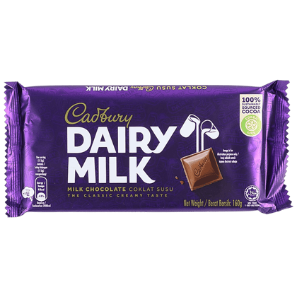 Cadbury Dairy Milk Chocolate, 165 G Cadbury Dairy Milk Chocolate, 165 G