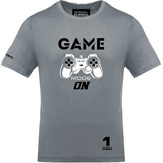 FastB Men Printed, Typography Round Neck Grey T-Shirt