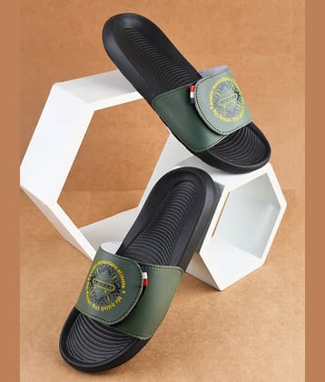 PERY PAO Olive Men's Slide Flip Flop