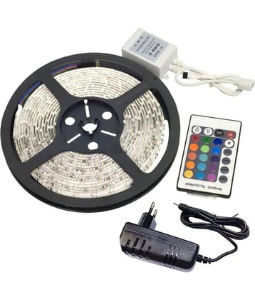 Maxxlite Silicon Color Changing LED Strip Light 5 Meter Water Resistant with Remote