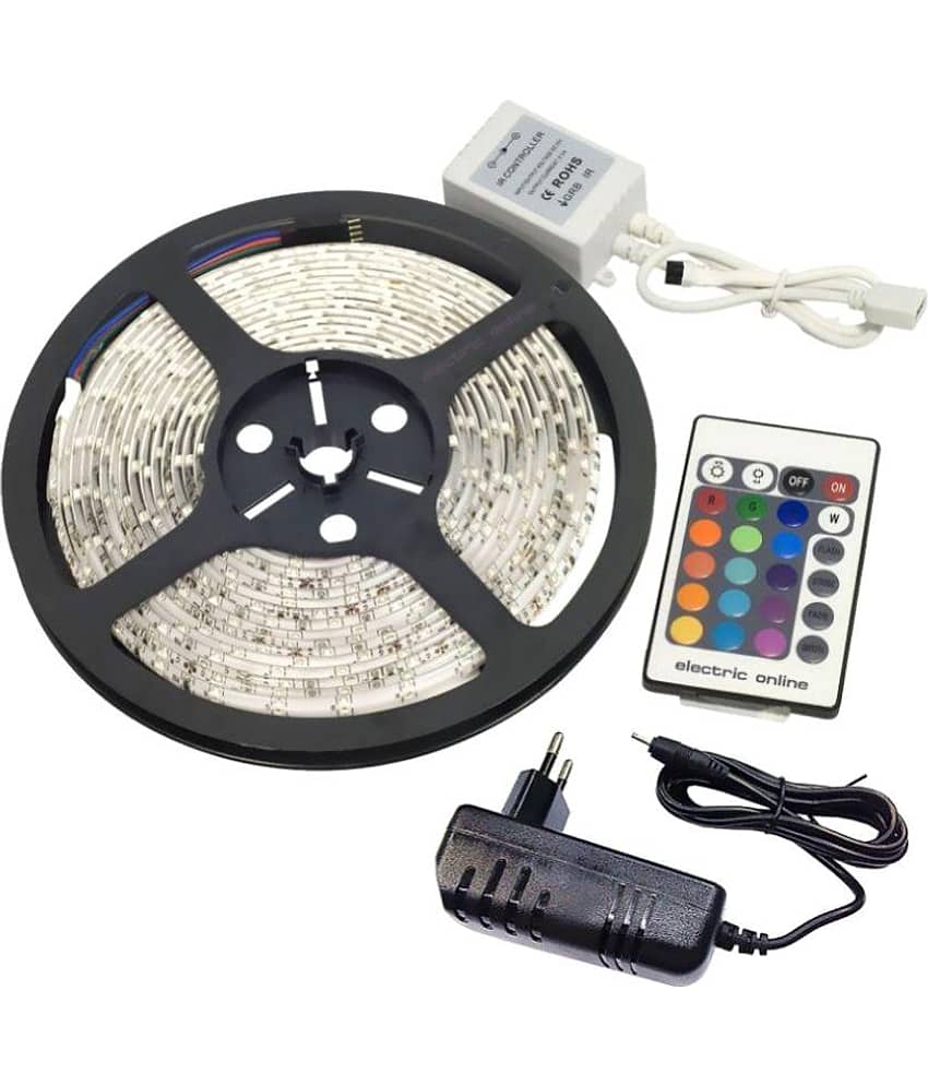 Maxxlite Silicon Color Changing LED Strip Light 5 Meter Water Resistant with Remote