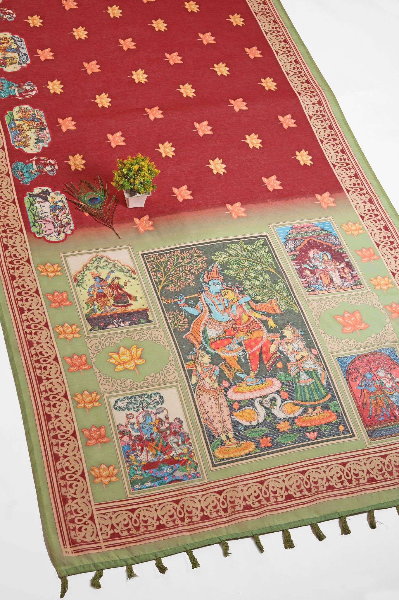 Radha Ridhaya Chanderi Saree