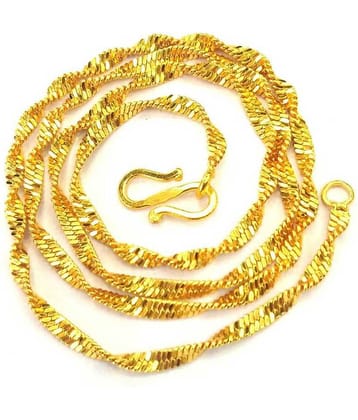 Jewar Mandi Gold Plated Chain ( Set of 1 )