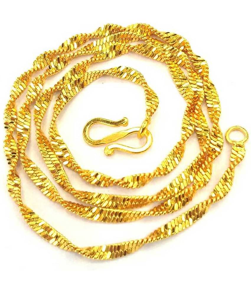 Jewar Mandi Gold Plated Chain ( Set of 1 )