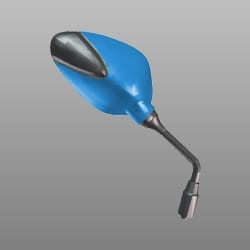 MIRROR ASSEMBLY RIGHT BACK(BL-002M) - Splendor+ - 88110ABA000RS