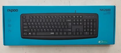 Rapoo NK2600 Black USB Keyboard