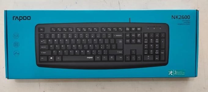 Rapoo NK2600 Black USB Keyboard