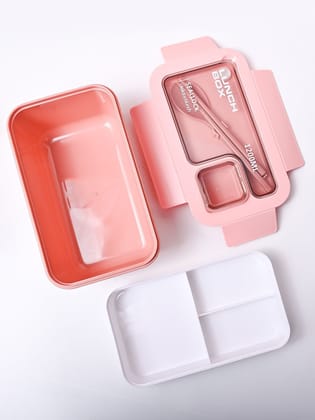 Pink Lunch Box Set (1200ml + 40ml) Pink Lunch Box Set (1200ml + 40ml)