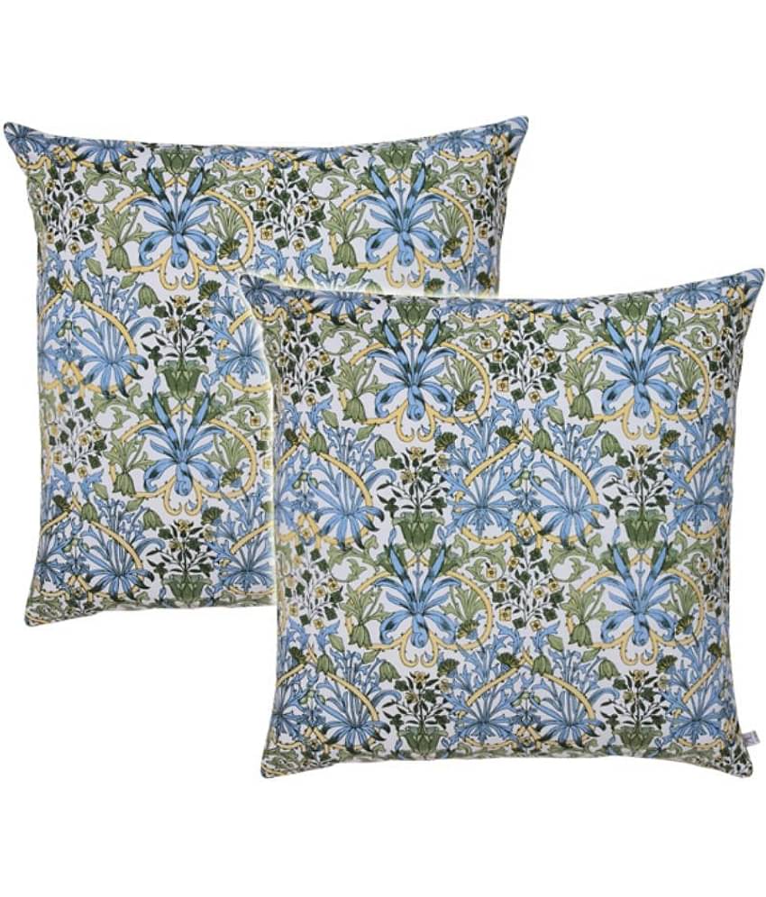 Zubix Multicolour Printed Cotton Cushion Cover - Set of 2
