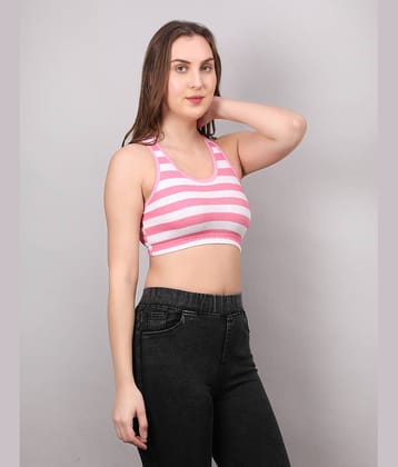 VEE SAA Pack of 1 Cotton Non Padded Bralette Bra For Women ( Pink )