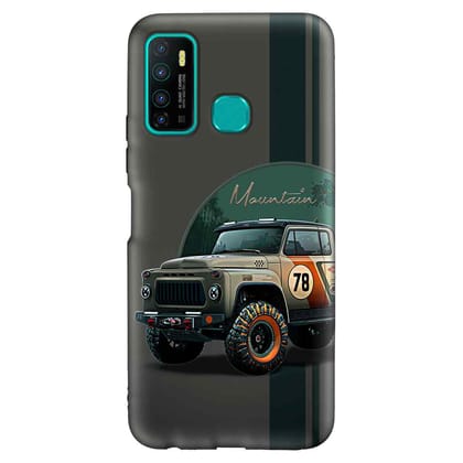 Mountain Car HOT 9 Premium Embossed Mobile cover