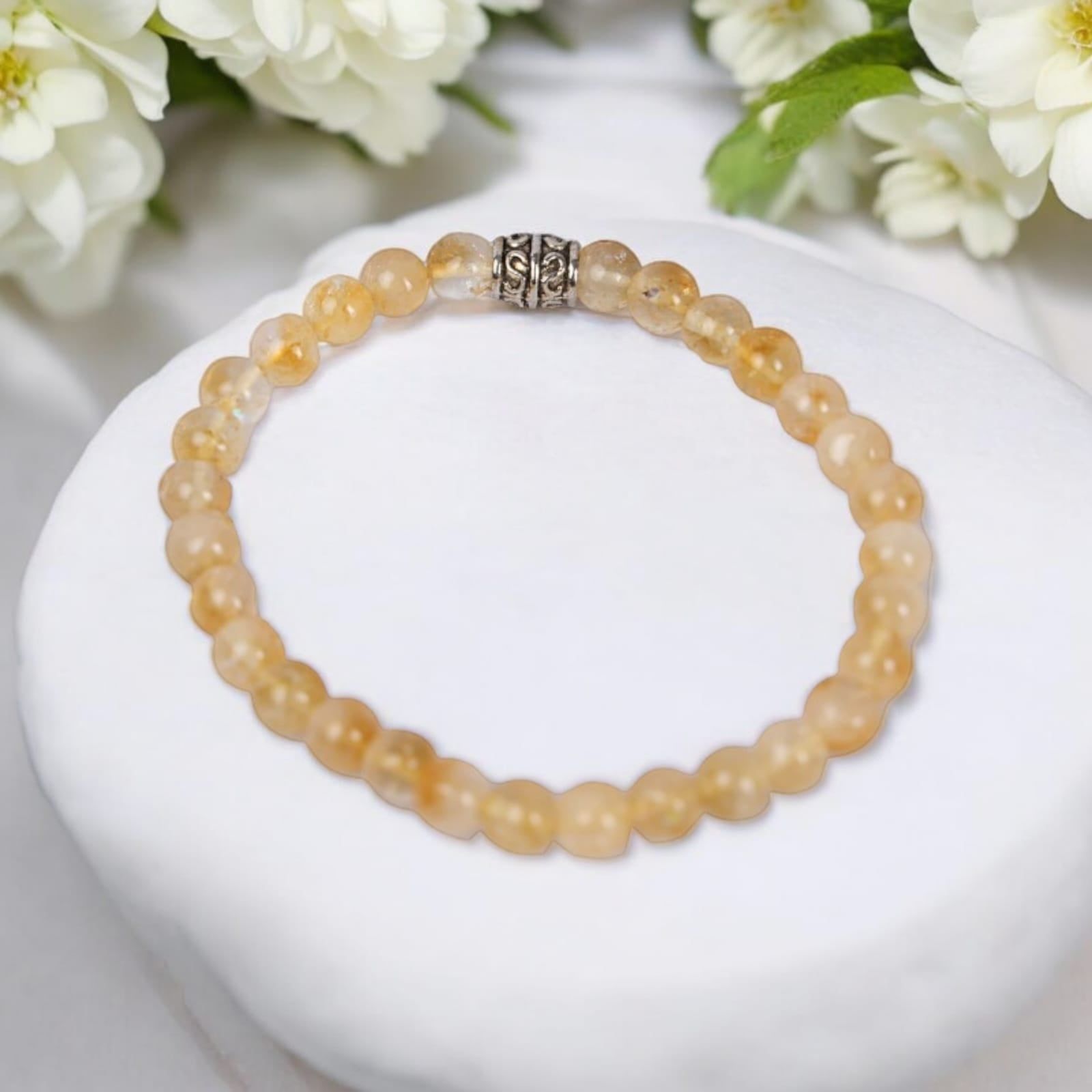 Natural Certified Citrine Bracelet For Success And Prosperity