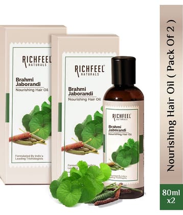 Richfeel Brahmi Jaborandi Nourishing Hair Oil 80 Ml Pack of 2
