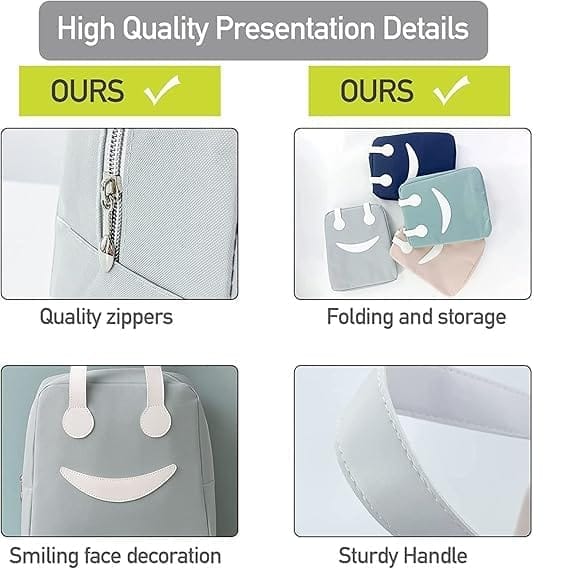 Happy Face Insulated Lunch Bag - Stylish & Functional!