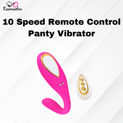 Kaamastra 10 Speed U Shape Remote control Panty Vibrator