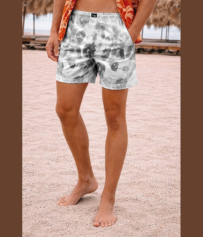 FTX Grey Cotton Blend Men's Shorts ( Pack of 1 )