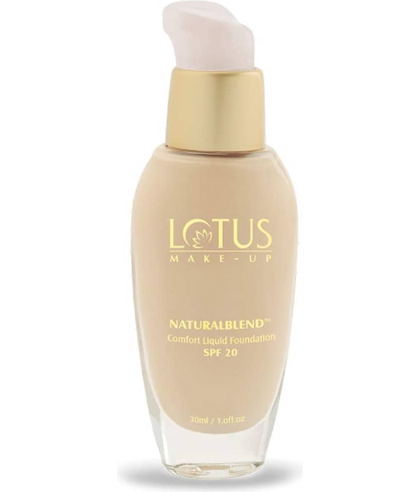Lotus Make,Up Naturalblend Comfort Liquid Foundation Spf,20 ( Oily\ Dry )310 Sand 30ml