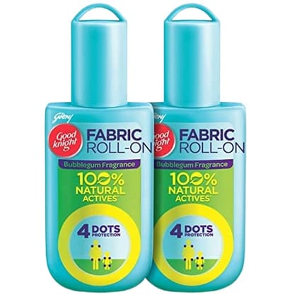 Good Knight Fabric Roll-On for indoor and outdoor, Pack Of 2, Patch, 655mm x 634mm x 773mm Good Knight Fabric Roll-On for indoor and outdoor, Pack Of 2, Patch, 655mm x 634mm x 773mm