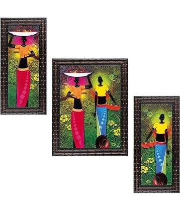 Indianara - Folk Art Painting With Frame