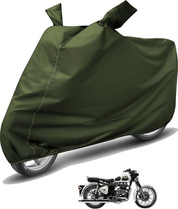 Caronix Bike Body Cover for Royal Enfield Classic 350 ( Pack of 1 ) , Green