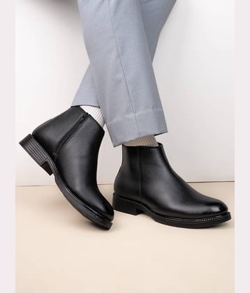 Fentacia Black Men's Chelsea Boots