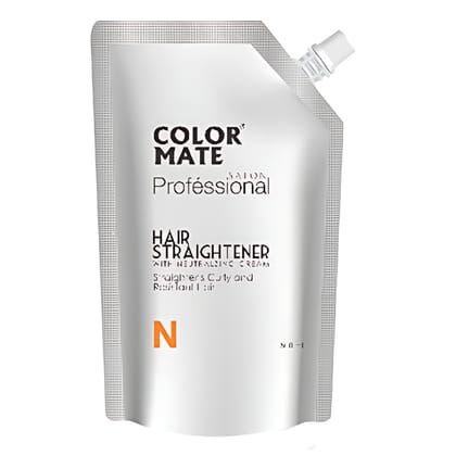 COLOR MATE HAIR COLOR STRAIGHTENER 500 ML*2