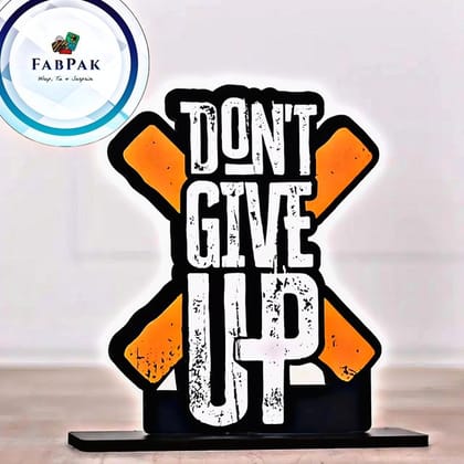 FABPAK Wooden Motivational Quotes for Study Table