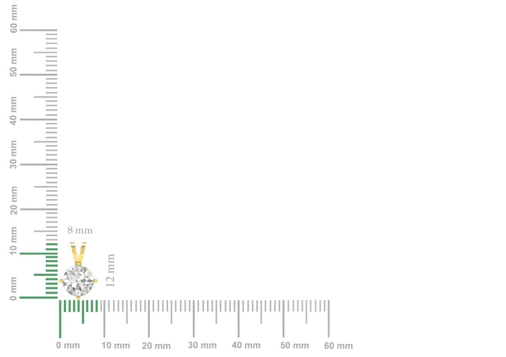 Classic Round Solitaire Necklace