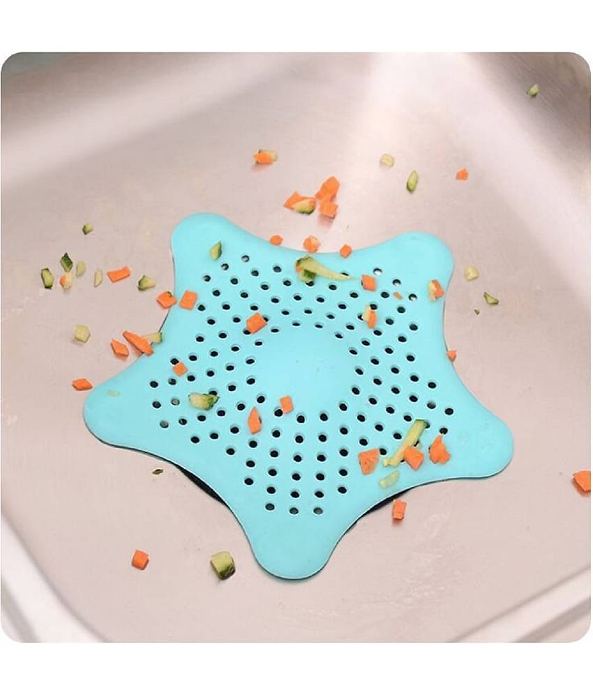 Silicone Cover Hair Catcher Star Shape Drain Protector Sink