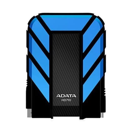 ADATA HD710 Pro 2TB 3.5 inch SATA III External Hard Drive/HDD with IP65 Rating, Shockproof Technology - AHD710P-2TU31-CBL, Blue