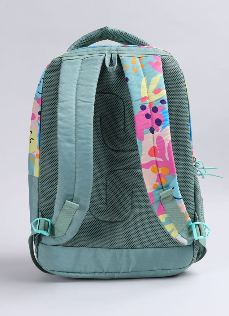 PB Pearlbags Polyester Water Resistant Casual Backpack With Laptop Sleeve For School For Boys and Girls