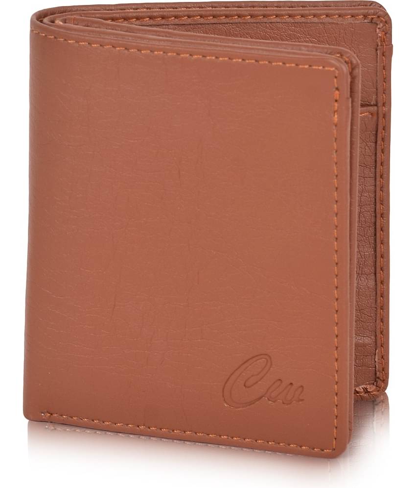 Classic World PU Printed Men's RFID Wallet With 7 Slots For Card ( Tan , Pack of 1 )