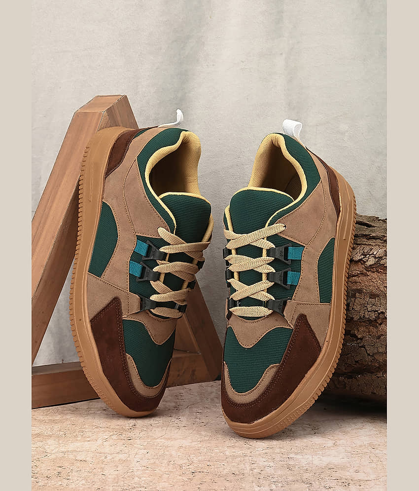 Karsun Maroon Men's Sneakers