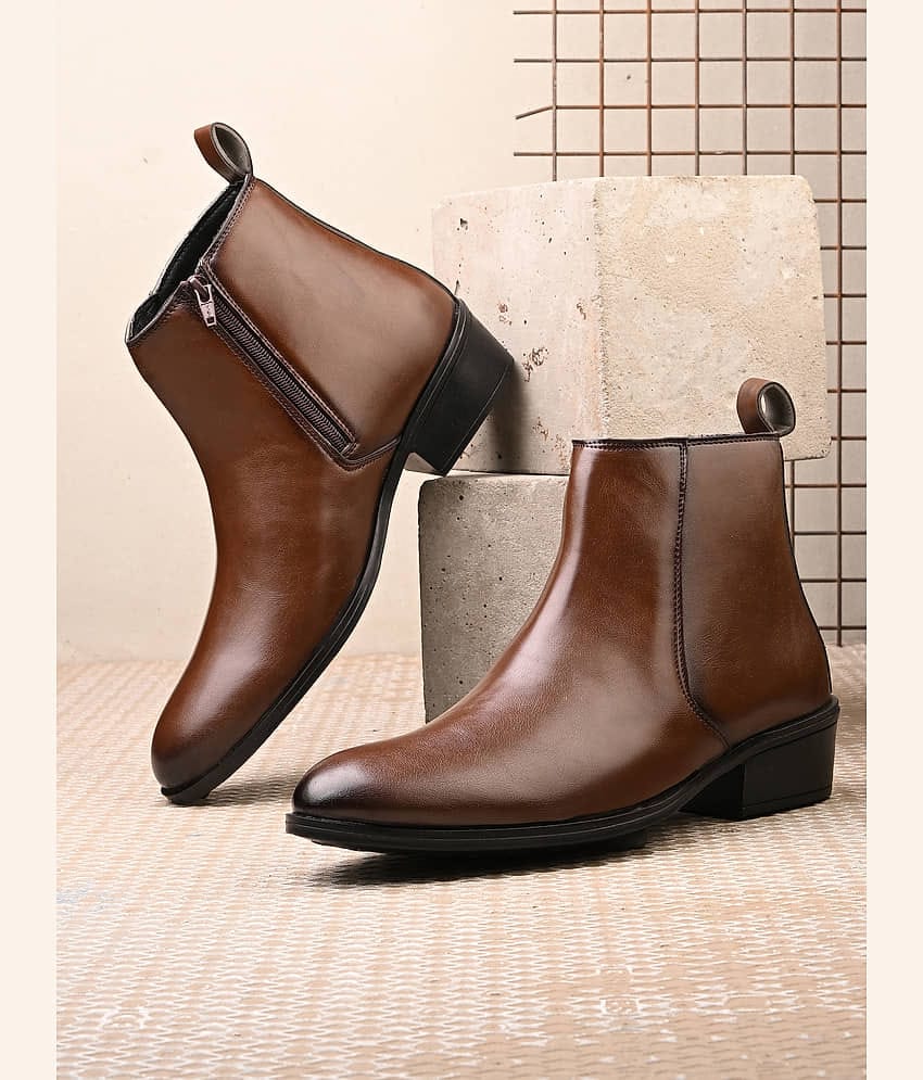 Footloose Brown Men's Chelsea Boots