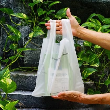 Enviclean Plant Based Packaging Bag (500kg) | Eco-Friendly Industrial Matte Finish | Professional Packaging