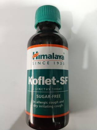 Himalaya Koflet-sf Linctus Sugar-free In allergic cough and Dry irritating cough. 