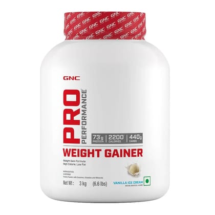 GNC Pro Performance Weight Gainer-3 kg / Vanilla Ice Cream