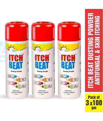 Dr. Morepen Itch Beat Antifungal Dusting Powder For Itching Talc 300 gm Pack of 3