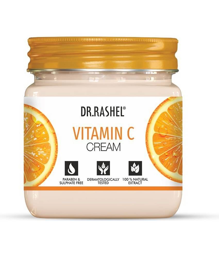 DR RASHEL Vitamin C Face and Body Cream for smoothing for all skin types (380 ml, Pack of 1)