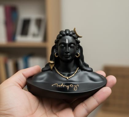 Adiyogi Shiva Idol (6 Inches) - Home & Office Decor, Car Dashboard